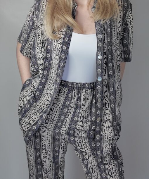 Zweiteiler Vintage Satin (M-XL)