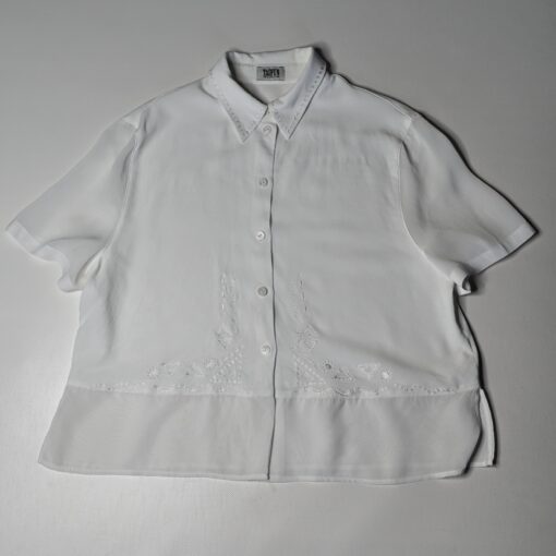 Bluse Vintage mit Spitze (XS-L)