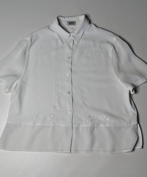 Bluse Vintage mit Spitze (XS-L)