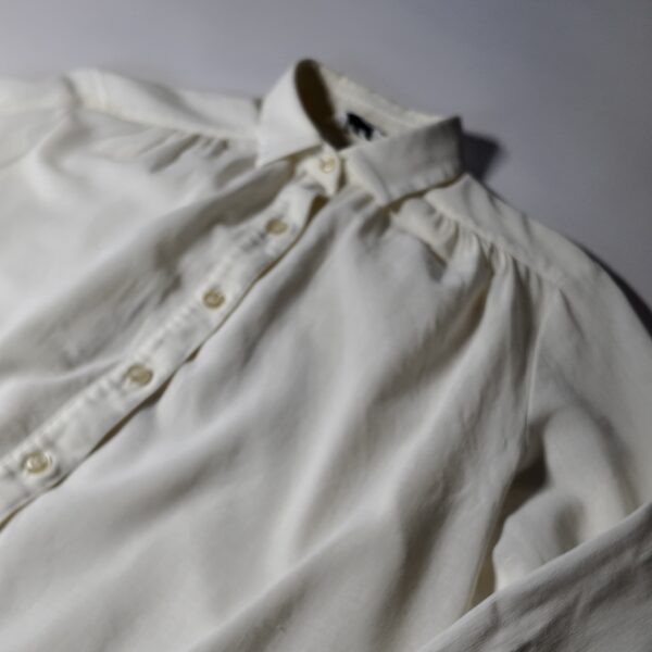 Bluse Vintage semitransparent (M) – Bild 3