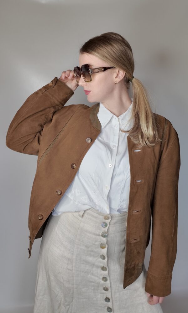 Jacke Suede Vintage (S-XL) – Bild 2
