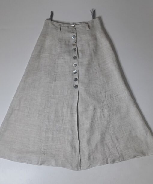 Maxirock mit Knopfleiste Vintage (M)