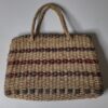 Flechttragetasche Vintage gemustert