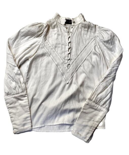Vintage Spitzenbluse (M)
