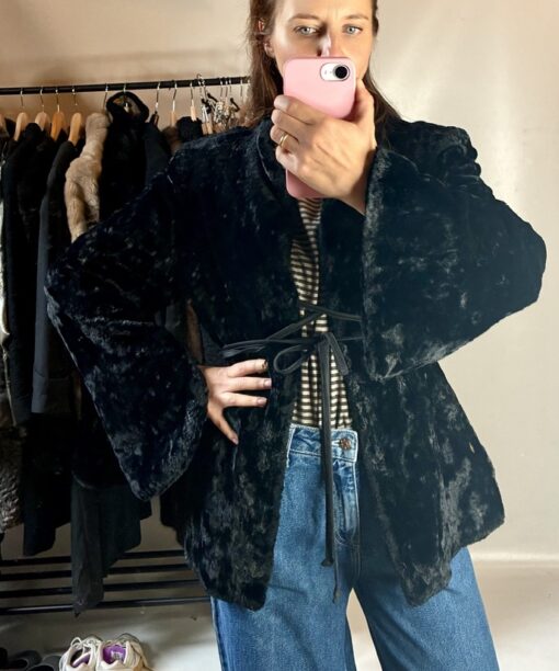 Alternative view of Vintage Fake Fur Jacke (M)